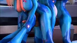 cure for me in this hentai cartoon with clothes ripped and striptease