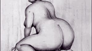 uh, these vintage erotic drawings got me all messed up!