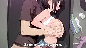 动漫Hentai大奶和性爱场景，太不真实了！😍