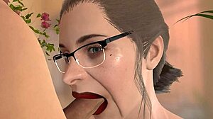 Oops, deep throating Esmeralda riding cowgirl... wild threesome!