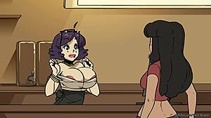 hey, this bombshell barista gets bound in outdoor hentai bondage by tailblazer