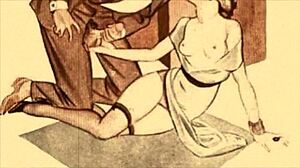 Vintage erotic animation brings retro fantasies to life. pure classic vibes unfold.