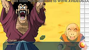 Yo, Mr. Satan, see Miss Piiza Pizza get gangbanged at Cell Games?