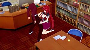 Rias and Akeno askin me somethin in HS DXD NTR madness 2