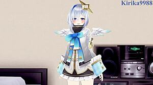 Amane Kanata and Kiryu Coco intense sex - Hololive VTuber hentai