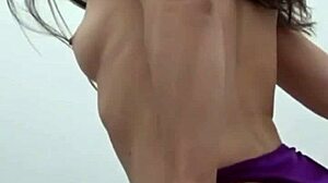 Italian babe so horny for oily anal in POV!