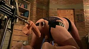 Big White Dildo Stretches My Huge White Ass