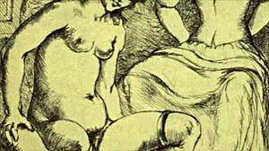 Vintage Erotic Art Display