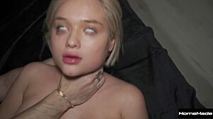 18 YO First Threesome with Big Cock