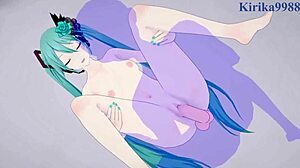 Hatsune Miku Vocaloid Hentai - Intense Creampie Sex in 3D