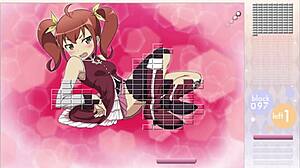 Kurusu Kanako's Clothes Ripped Off In Arkanoid Striptease Gameplay