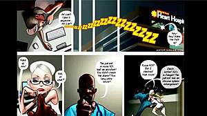 night nurse adventures in cartoon comics with anime style