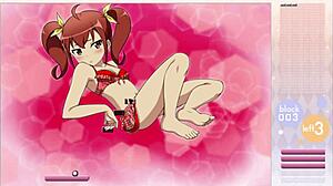 Kurusu Kanako's Clothes Ripped Off In Arkanoid Striptease Gameplay