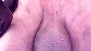 hey, check this hot close-up anal sex with big dildos and milk