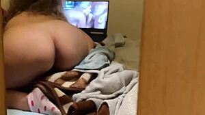 I caught my stepsister watching gangbang porn.