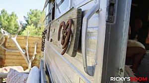 Ricky discovers a wild sexual flower in Indica Flower with rough interracial riding.