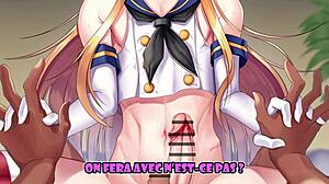 shimakaze wants to make you her sexual slave in hentai kancolle femdom joi cbt feet anal