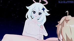 paimon lumine aether intense sex hentai