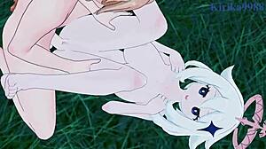 paimon lumine aether intense sex hentai