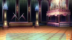 Princess comforts dragonwomen in hentai fan disc episode nine