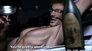 Big Boob Maid Deepthroats Boss!