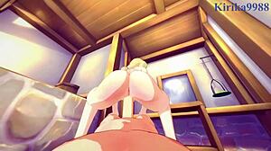 Tsunade and Naruto having intense sex in this Naruto hentai scene! 😍