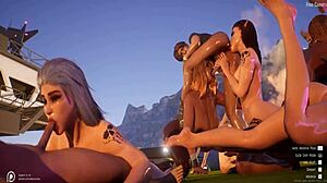 Shey Nights in an Animated 3D Cartoon Series