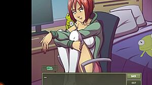 Witch hunter battles half-female scorpion monster intensely