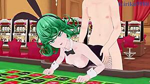 Tatsumaki and Fubuki bunny girls fuck intensely