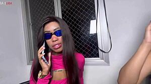 Dude, you won’t last watching this skinny blonde take huge black cock!