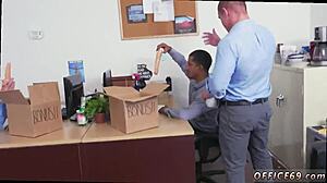 Gay newbie earns bonus with first dp sex! 🔥