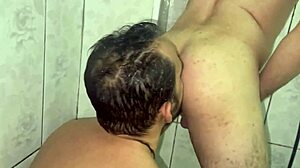 Barbudo's Bathroom Turns Into Rough Gay Big Cock Action Scene