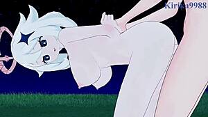 paimon lumine aether intense sex hentai