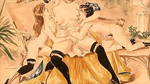 Vintage Erotic Drawings Spark Curiosity in Anime Style