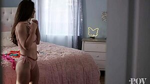 black girl takes double penetration from big dick futa girls face fucked and squirting