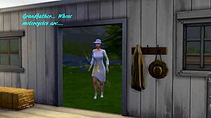 Yo, Sims 4 biker chicks got wild in tattooed orgy!