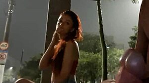 Want to see me risk a handjob for the redhead at the bus stop?