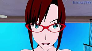 Mari makinami and ritsuko akagi engage in intense sexual encounters in neon genesis evangelion hentai!