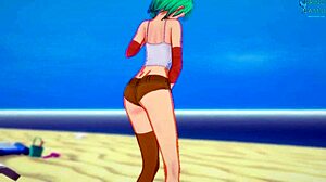 Bulma pillada masturbándose en la Casa Kame