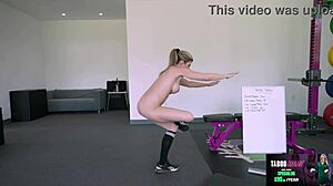 Naked workout with Cory Chase?