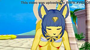 Ankha FUCKED on BEACH!
