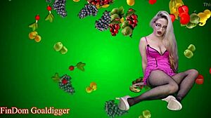 Anal training with a sissy slut in fishnets will make you gay