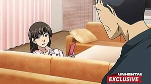 Perv step dad gropes step daughter in wild hentai uncensored scene