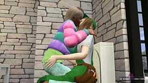 I watch plumber in lesbian animation.