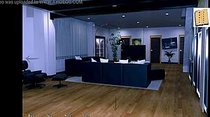 Being a Dik Chick Route 29: Brunette Amateur with Big Tits Navigates Isabella's House After Night Out