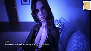 Being a Dik Chick Route 29: Brunette Amateur with Big Tits Navigates Isabella's House After Night Out