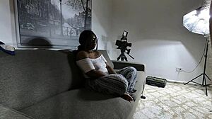 Chloe Leone Takes Anal in Black Casting Session Left 1