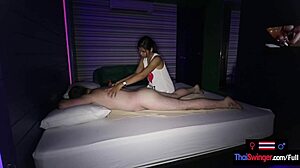 asian teen amateur gives customer a steamy happy ending massage