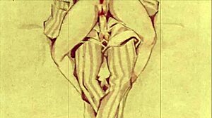 Vintage Erotic Illustration Unveils Retro Anime Charm