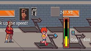 Muscular Girl Loves to Suck My Cock After Training